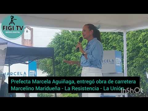 Inauguración de vía en Marcelino Maridueña 12-01-25