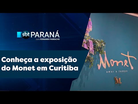 Exposição do Monet em Curitiba traz o universo do artista à tona | SBT Paraná (19/04/2024)