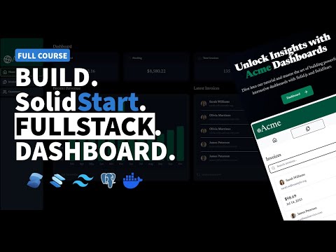 Learn Solidjs Solid Start Build A Full Stack App For React Devs