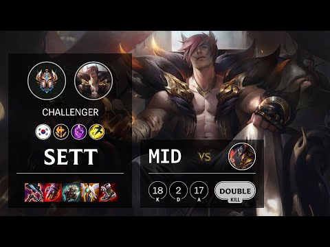 Sett Mid vs Twisted Fate - KR Challenger Patch 11.17