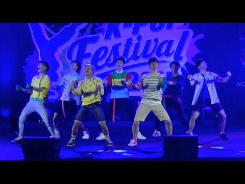 151009 GET7 cover GOT7 - Intro + Just right @K-POP Festival 2015