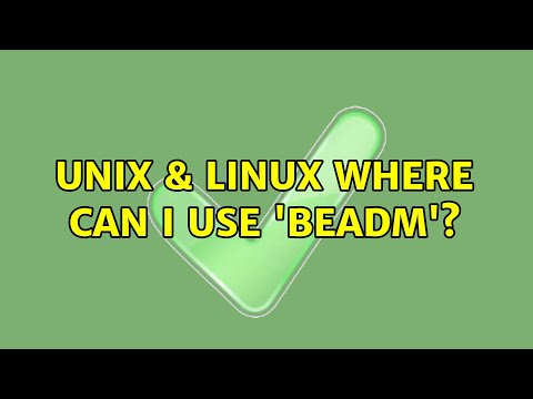 Unix & Linux: Where can I use 'beadm'?