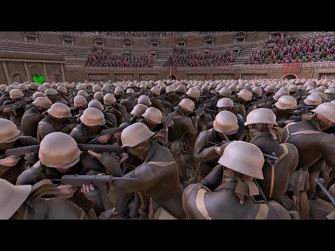 3.000 Afrika Corp vs 3.000 Rohan Soldiers- Ultimate Epic Battle Simulator 2- UEBS 2
