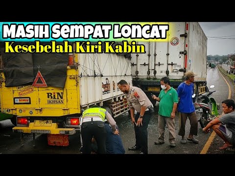 Proses Derek & Pengepokan Laka Canter VS Hino Dipantura Sampai Malam‼️