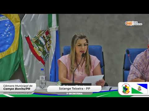 SESSÃO ORDINÁRIA 13/10/2025 TV CAMARA CAMPO BONITO