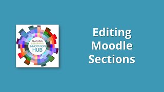 Editing Sections in Moodle