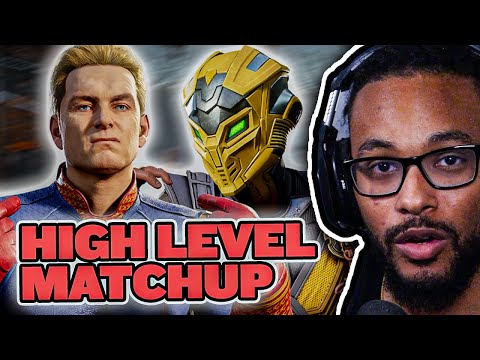 High Level Cyrax vs High Level Homelander! - Mortal Kombat 1