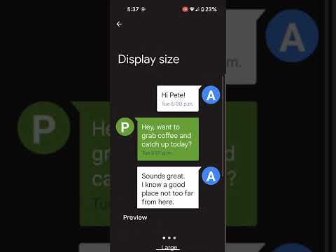 How to Change Font Size in Android 12 (Pixel 4a)