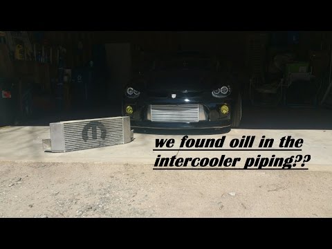 SRT4 gets a new intercooler | We found oil in the srt4's intercooler pipeing?