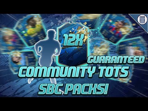12X GUARANTEED COMMUNITY TOTS SBC PACKS! - FIFA 20 ULTIMATE TEAM