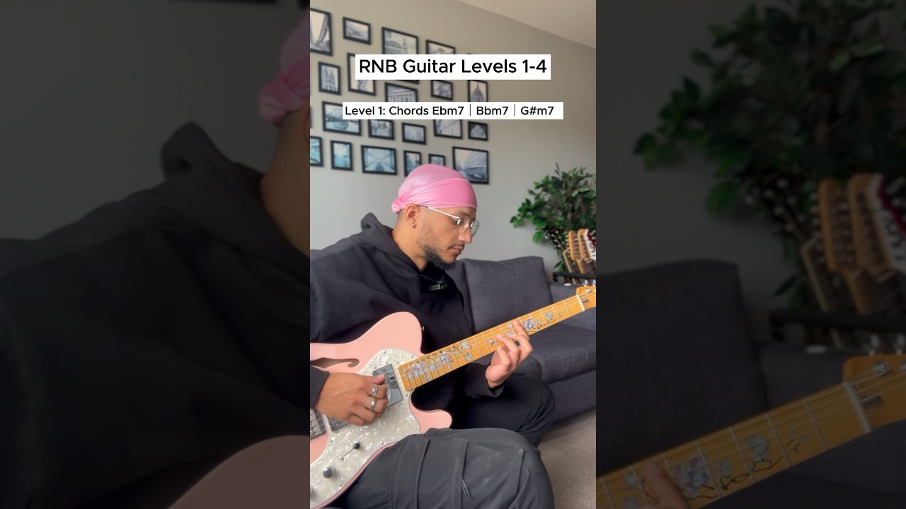 Apply these 4 steps to your RnB chord progressions #guitar #rnbguitar #rnb #music #neosoul