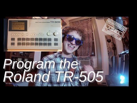 Roland TR - 505 - How to program beats on the weird drum machine ||| MADE ON TAPE