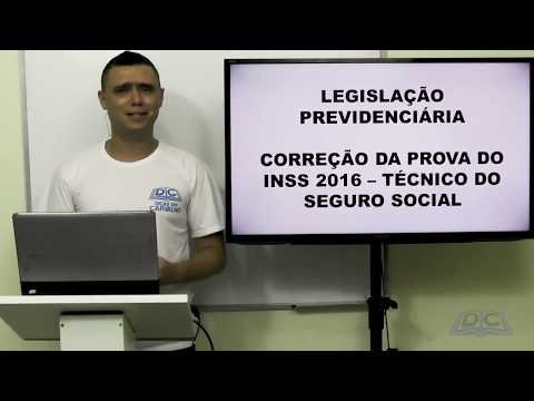 1/7 - Correção da Prova do INSS de 2016 (Legislação Previdenciária)
