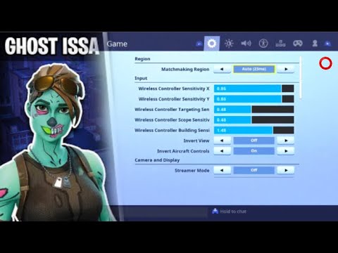 best fortnite controller settings 2019 ghost issa sensitivity season 7 xbox ps4 - best fortnite building settings xbox