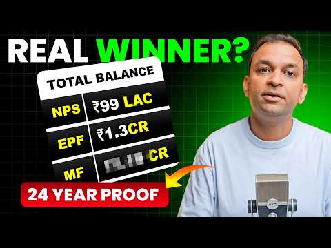 Mutual Fund vs NPS vs EPF | The Surprising Result of My 24-Year Data