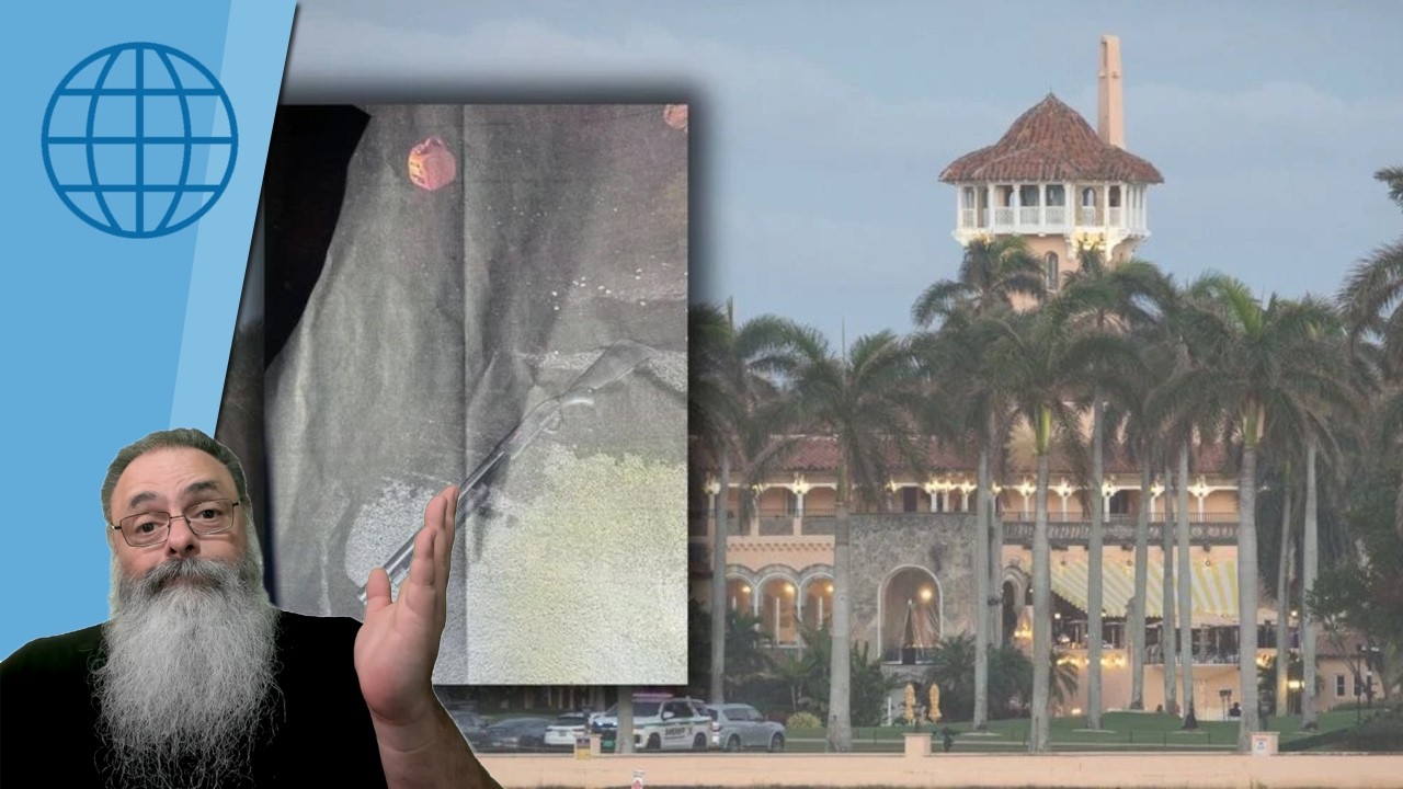 MAIS uma TENTATIVA de ASSASSINATO de TRUMP em MAR-A-LAGO: JOVEM tenta ENTRAR com GASOLINA e ARMAS
