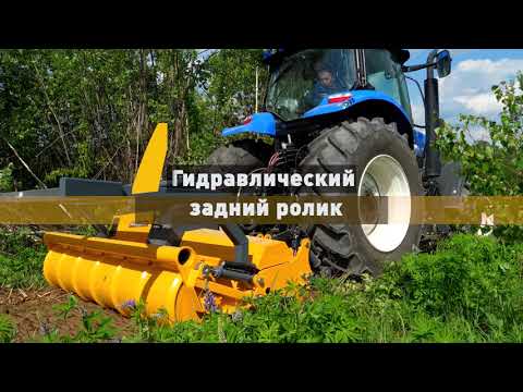 Ротоваторный комплекс на базе New Holland T6090 с финской почвенной фрезой Mericrusher MJ-2.3DT