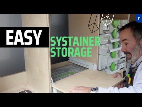 Easy Systainer Storage - Festool Sys3 Rails