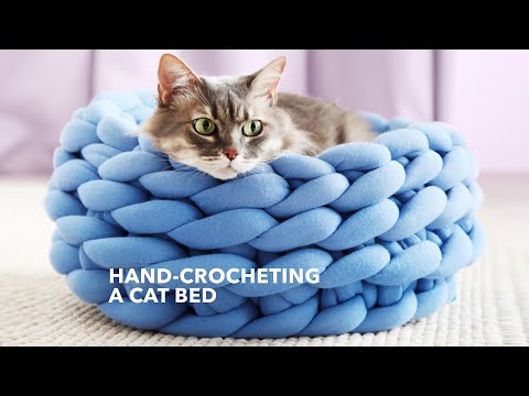 HOW TO MAKE A CAT BED USING OHHIO BRAID