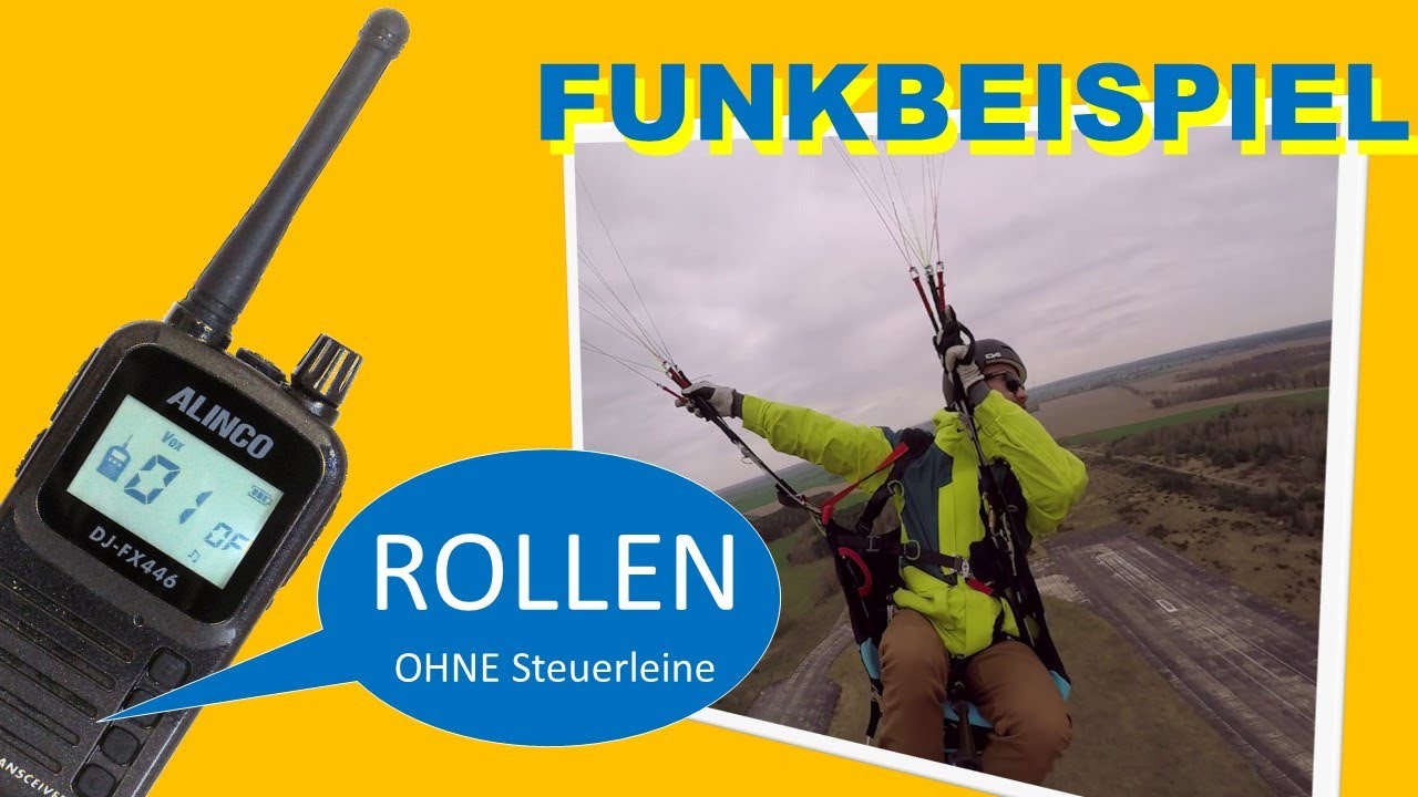Funkeinweisung: Stabilisieren von Rollbewegungen ohne Steuerleinen