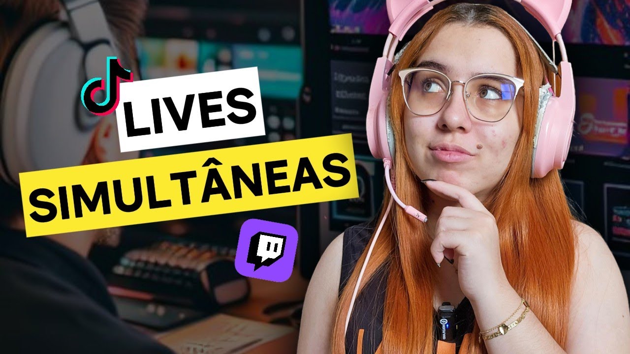 Como Fazer LIVE SIMULTÂNEA - Twitch ou Youtube E Tiktok - Usando a MESMA Webcam