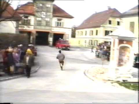 Feuerwehr Pöllau: Waldbrand während Fleischweihe (1993 Ausrücken)