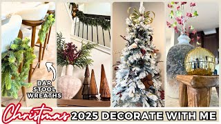 Moody Christmas Decorate With Me 2025 | Cozy Living Room, Entryway & Kitchen Decor