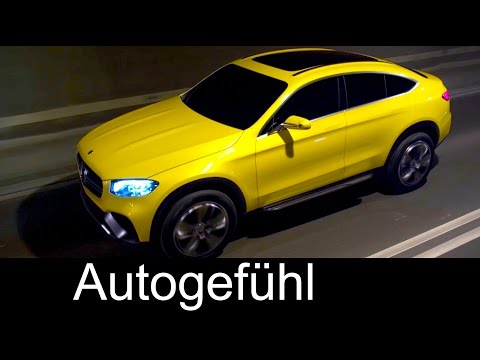 2016 Mercedes GLC Coupé (Concept) first driving shots & Exterieur details - Autogefühl