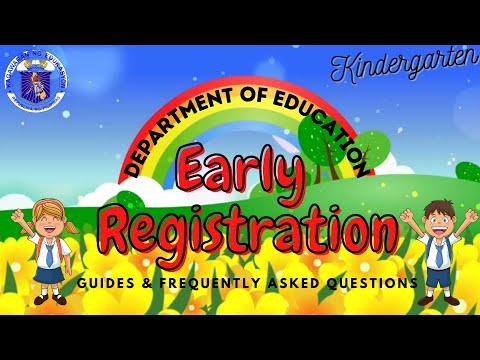 Early Registration Guidelines Faqs