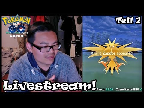 Neuer Forschungsdurchbruch! live ZAPDOS fangen?! Livestream! Teil 2! Pokemon Go! Video