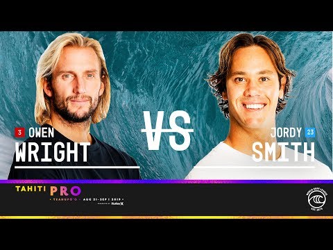 Owen Wright vs. Jordy Smith - Semifinals, Heat 1 - Tahiti Pro Teahupo'o 2019