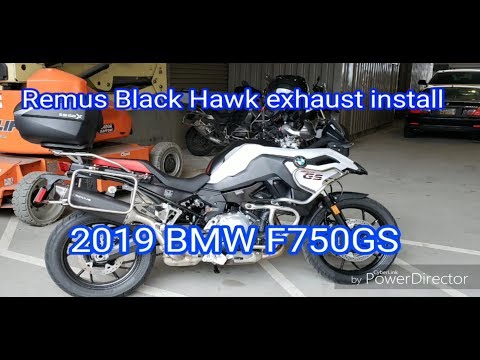 How to install Remus Blackhawk exhaust on 2019 BMW F750 F850 GS GSA Motorcycle