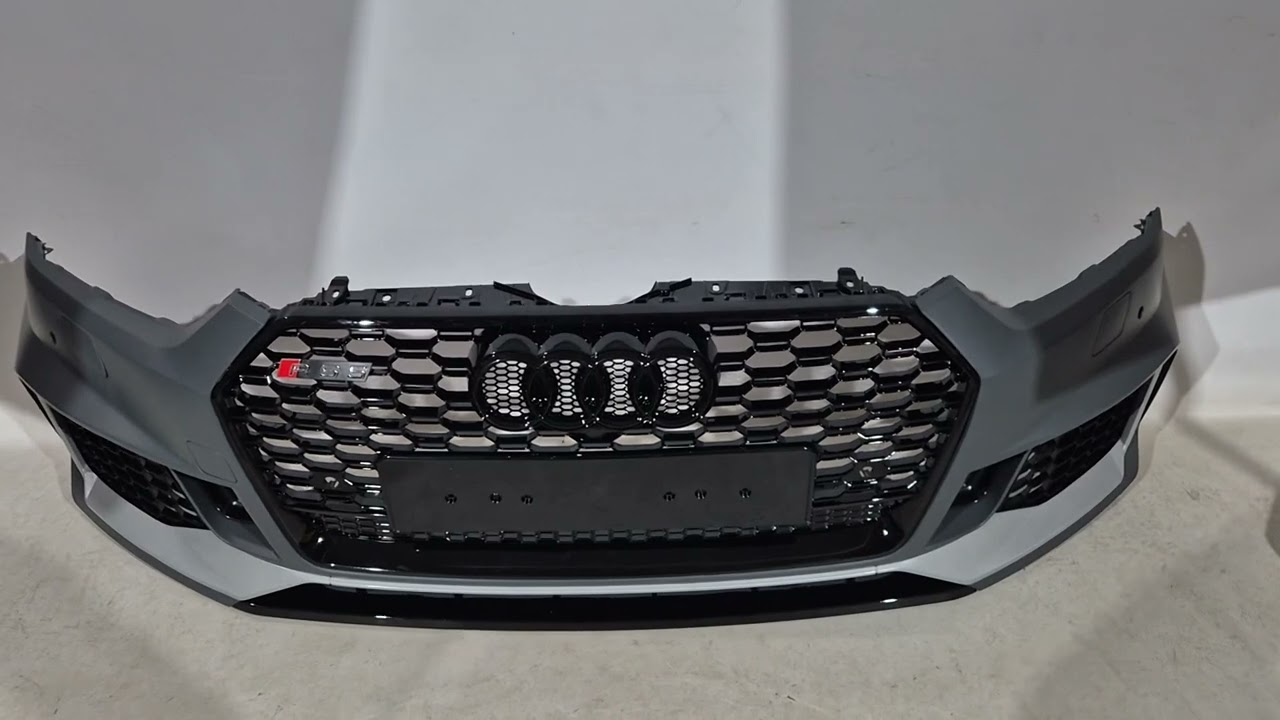 Audi A5 2016-2025 гг. Передний Бампер RS-Style (2016-2019) Video 1