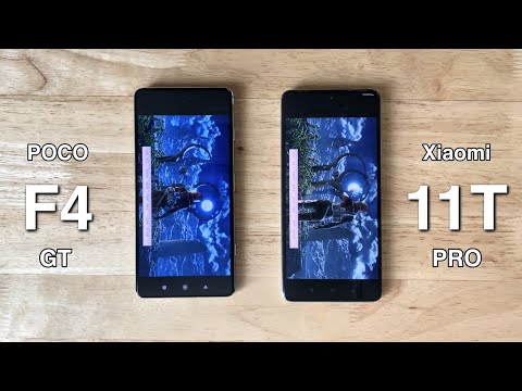 POCO F4 GT vs Xiaomi 11T Pro Game Stability Test 3D Mark Wild Life Extreme Benchmark