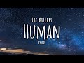 Killers - Human (Lyrics)