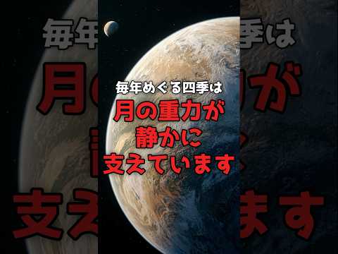 地軸23.4度を、月が守っていた。 のサムネイル