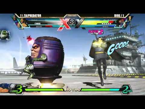 TA|Predator (Haggar, Chris, Wesker) vs Dire (Modok, Strange, Wesker)