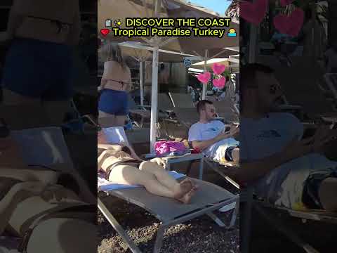 🌍✨ LIVE THE BEACH LIFE 💖 | Marmaris Beach 🚶‍♂️ Walking Tour Vacation Getaway in Mugla Turkey