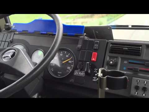 Unimog U1350L 270hp acceleration 30-120 km/h