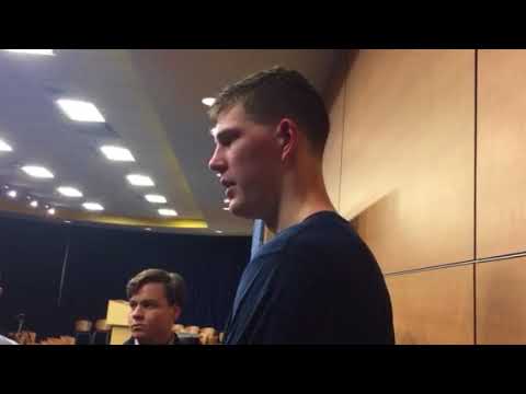 Jon Teske After the Southern Miss win
