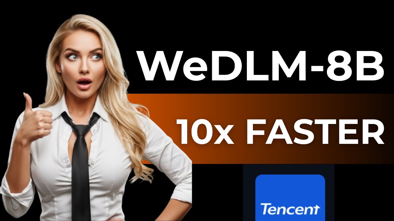 Tencent WeDLM-8B: 10x Faster LLM Inference Explained (Diffusion Language Models)