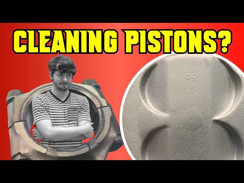 What Is The Best Way to CLEAN a Piston? WET BLASTING! - Vapor Honing Technologies