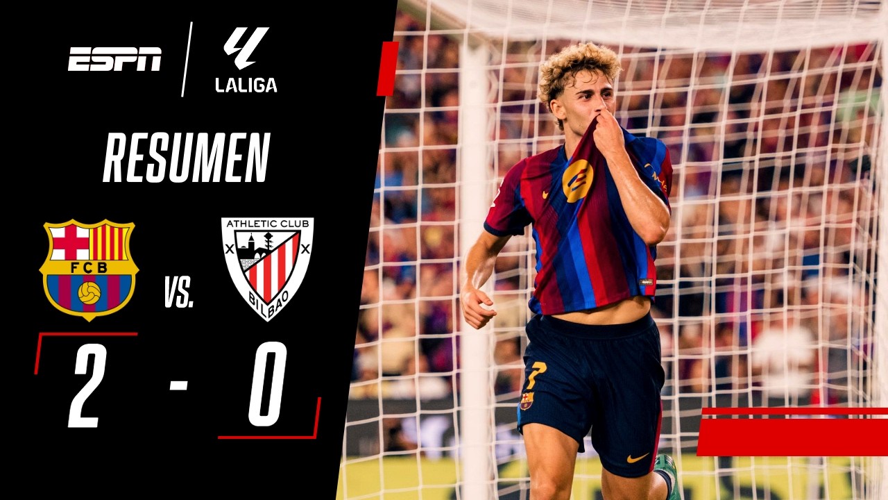 RAPHINHA Y FERMÍN LOS AUTORES DE LA VICTORIA CULÉ | Barcelona 2-0 Athletic Club | RESUMEN