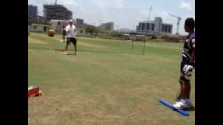 Shreevats Goswami KKR wicket keeper Front Foot