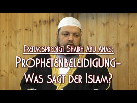 PROPHETENBELEIDIGUNG - WAS SAGT DER ISLAM? mit Shaikh Abu Anas am 30.01.2015 in Braunschweig