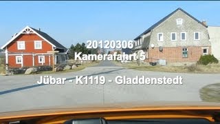 preview picture of video 'Kamerafahrt 20120306 5 Jübar K1119 Gladdenstedt'