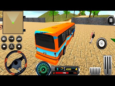 Uphill Offroad Bus Driving Simulator - Unlocked New Bus - Android Gameplay