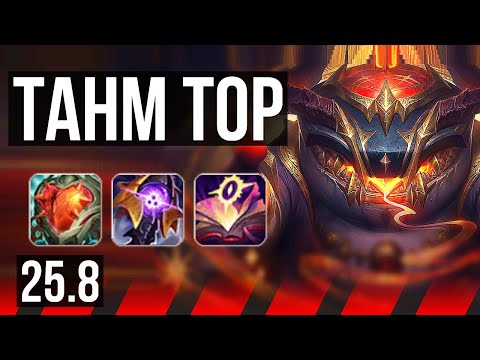 TAHM KENCH vs CHO'GATH (TOP) | 5/0/2 | NA Grandmaster | 25.8