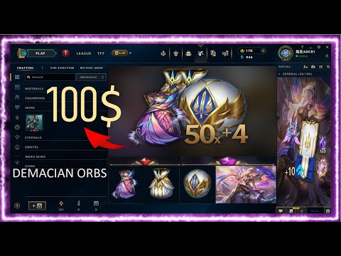 Demacian Mega Orb Bundle 50x 2026 Orbs Opening + S1 Battle Pass Act 1 - League Of Legends