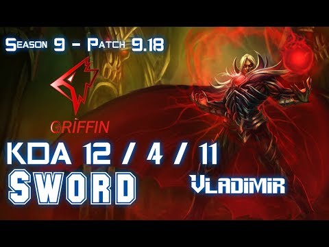 GRF Sword VLADIMIR vs JAYCE Top - Patch 9.18 KR Ranked